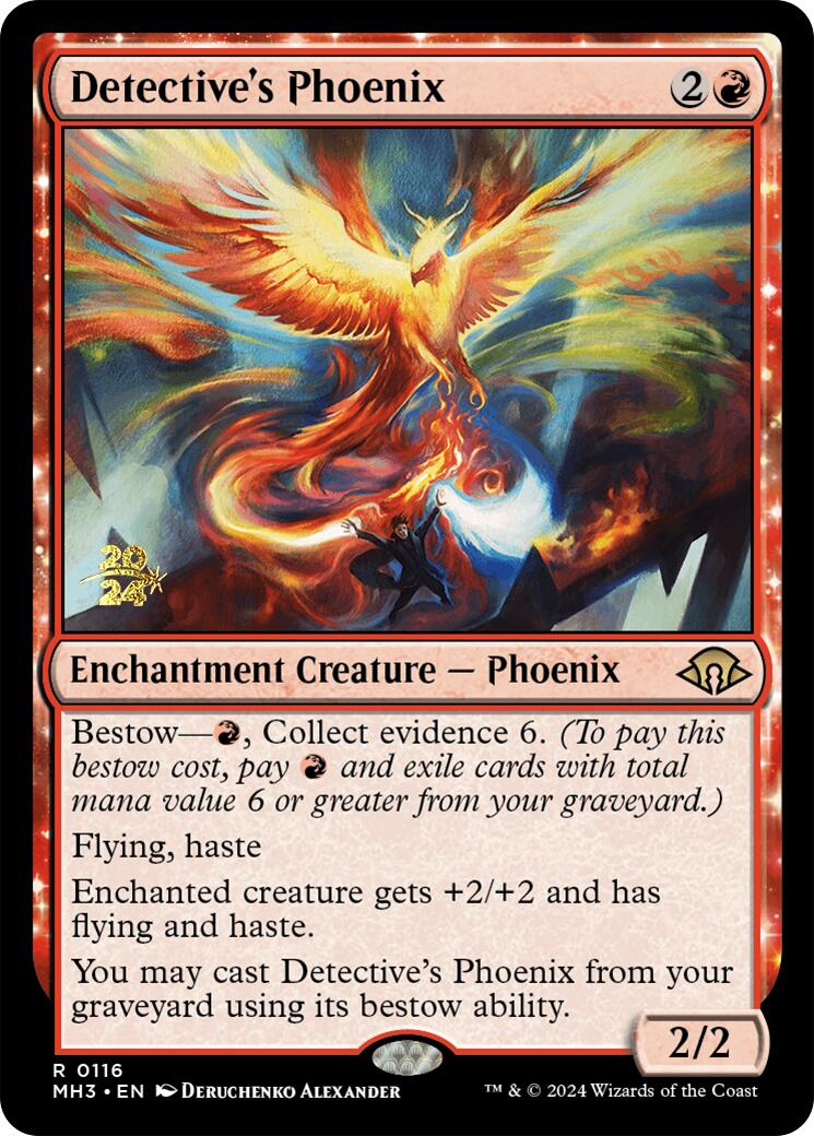 Detective's Phoenix [Modern Horizons 3 Prerelease Promos] | Clutch Gaming