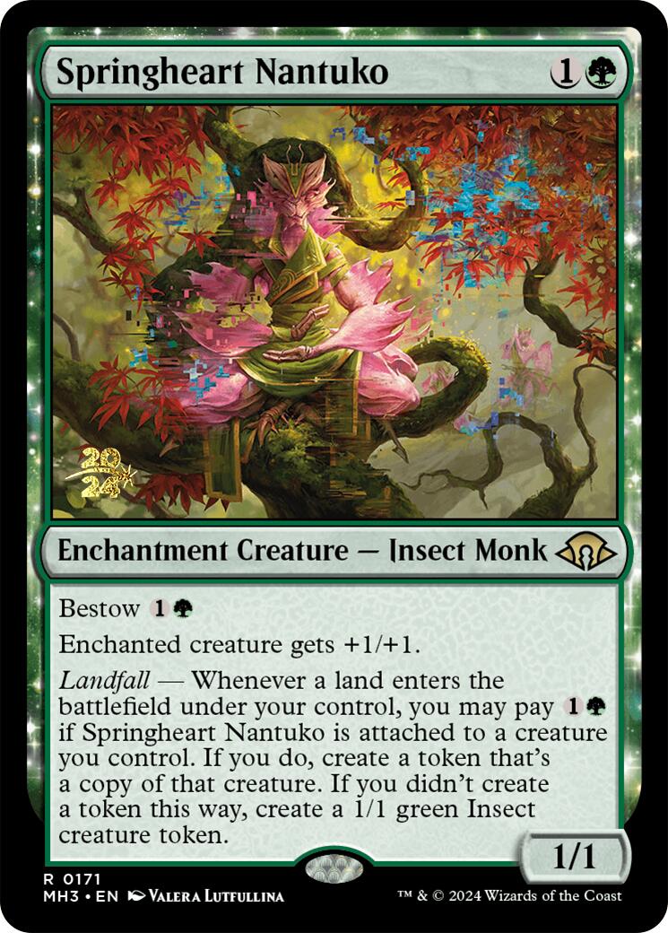 Springheart Nantuko [Modern Horizons 3 Prerelease Promos] | Clutch Gaming