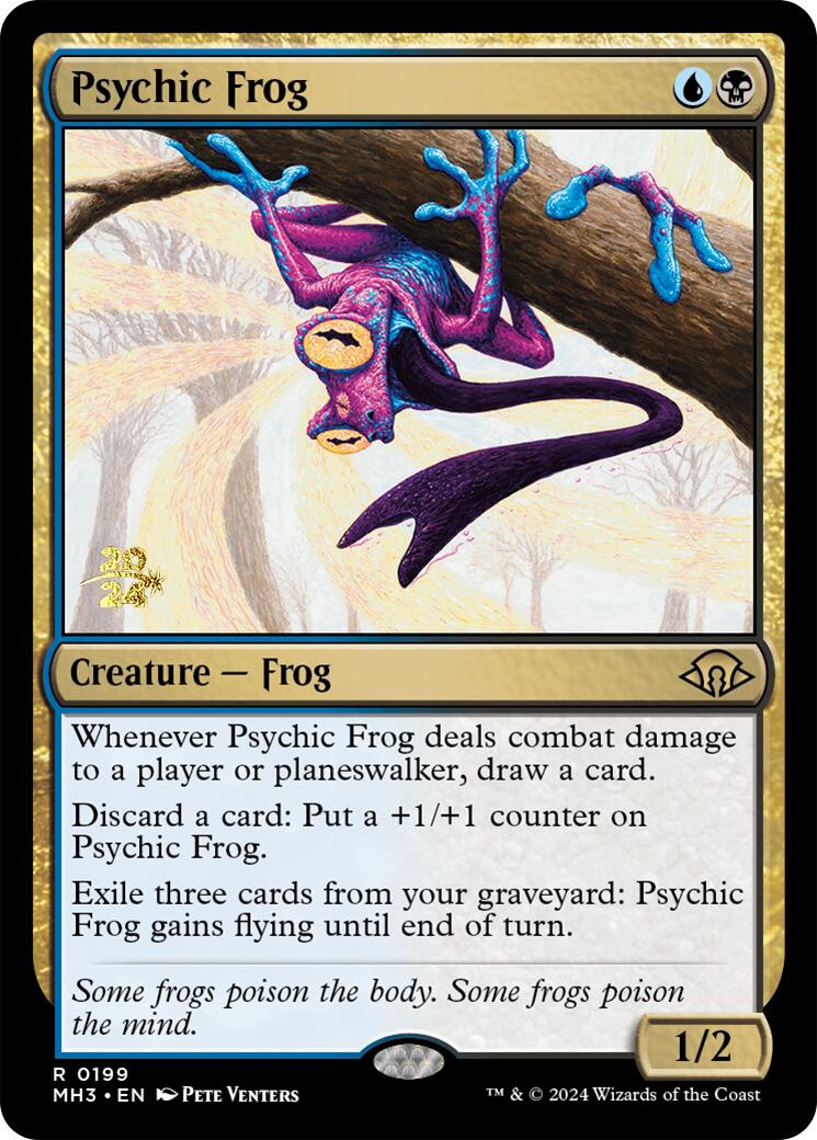 Psychic Frog [Modern Horizons 3 Prerelease Promos] | Clutch Gaming