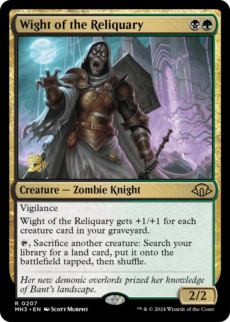 Wight of the Reliquary [Modern Horizons 3 Prerelease Promos] | Clutch Gaming