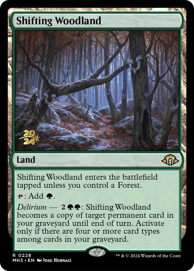 Shifting Woodland [Modern Horizons 3 Prerelease Promos] | Clutch Gaming