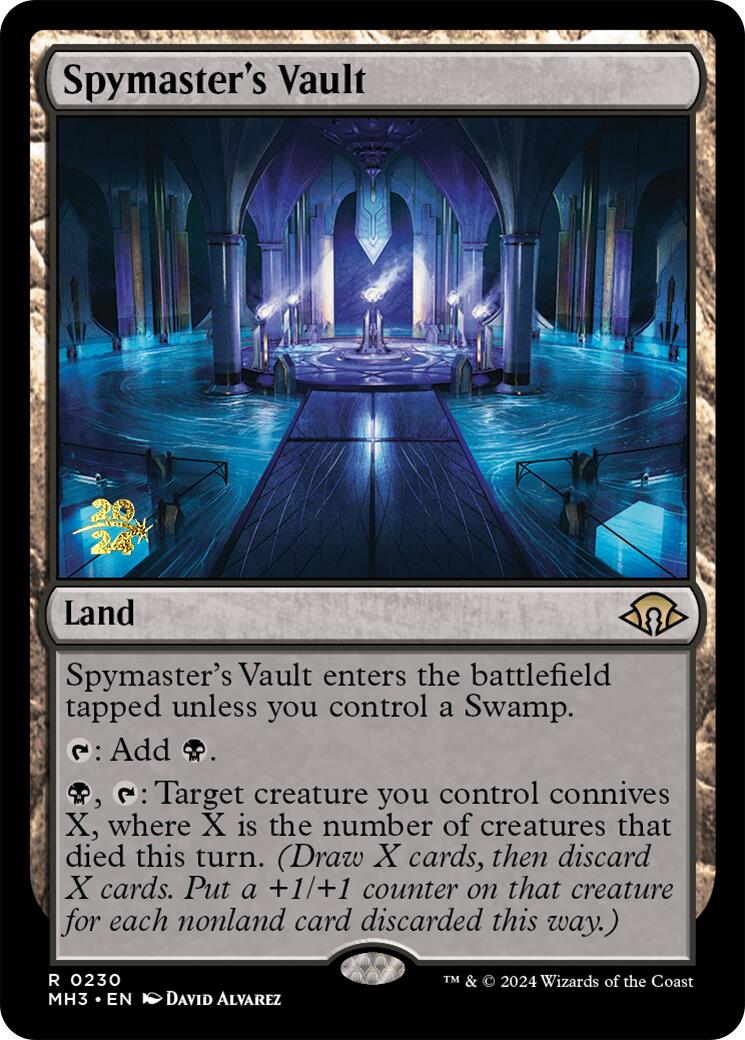 Spymaster's Vault [Modern Horizons 3 Prerelease Promos] | Clutch Gaming