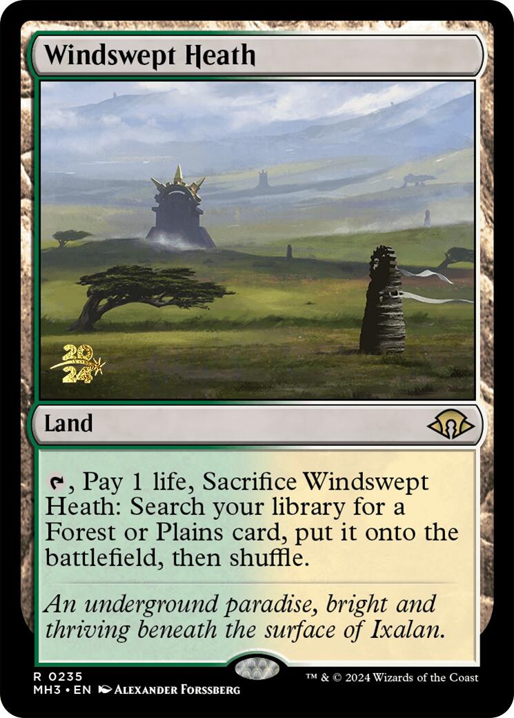 Windswept Heath [Modern Horizons 3 Prerelease Promos] | Clutch Gaming