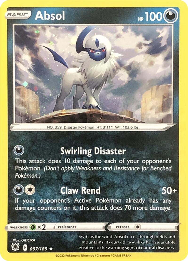 Absol (097/189) (Cosmos Holo) [Miscellaneous Cards] | Clutch Gaming