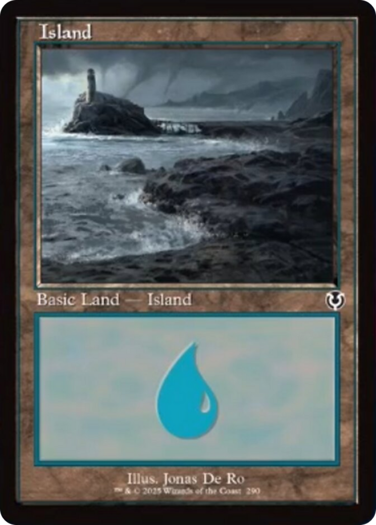 Island (290) (Retro Frame) [Innistrad Remastered] | Clutch Gaming