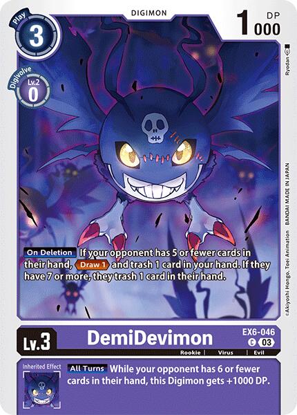 DemiDevimon [EX6-046] [Infernal Ascension] | Clutch Gaming