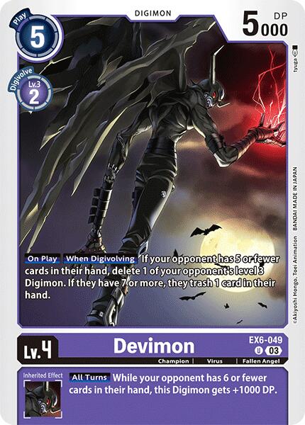 Devimon [EX6-049] [Infernal Ascension] | Clutch Gaming