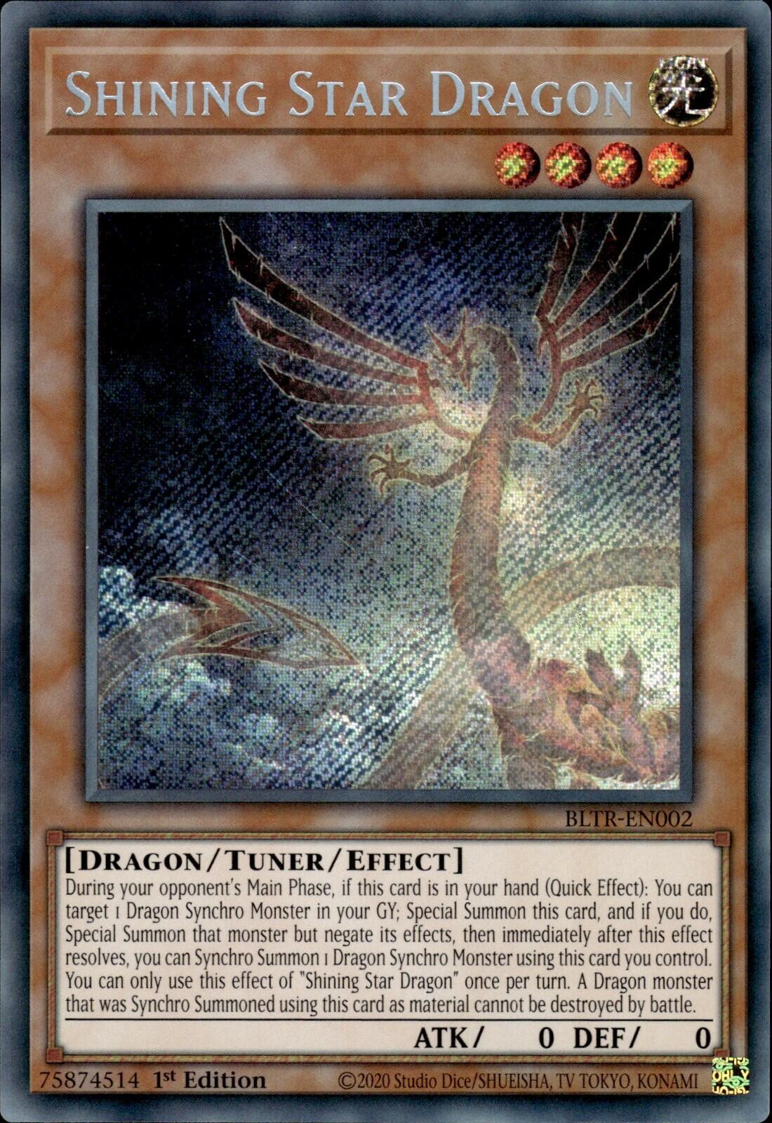 Shining Star Dragon [BLTR-EN002] Secret Rare | Clutch Gaming