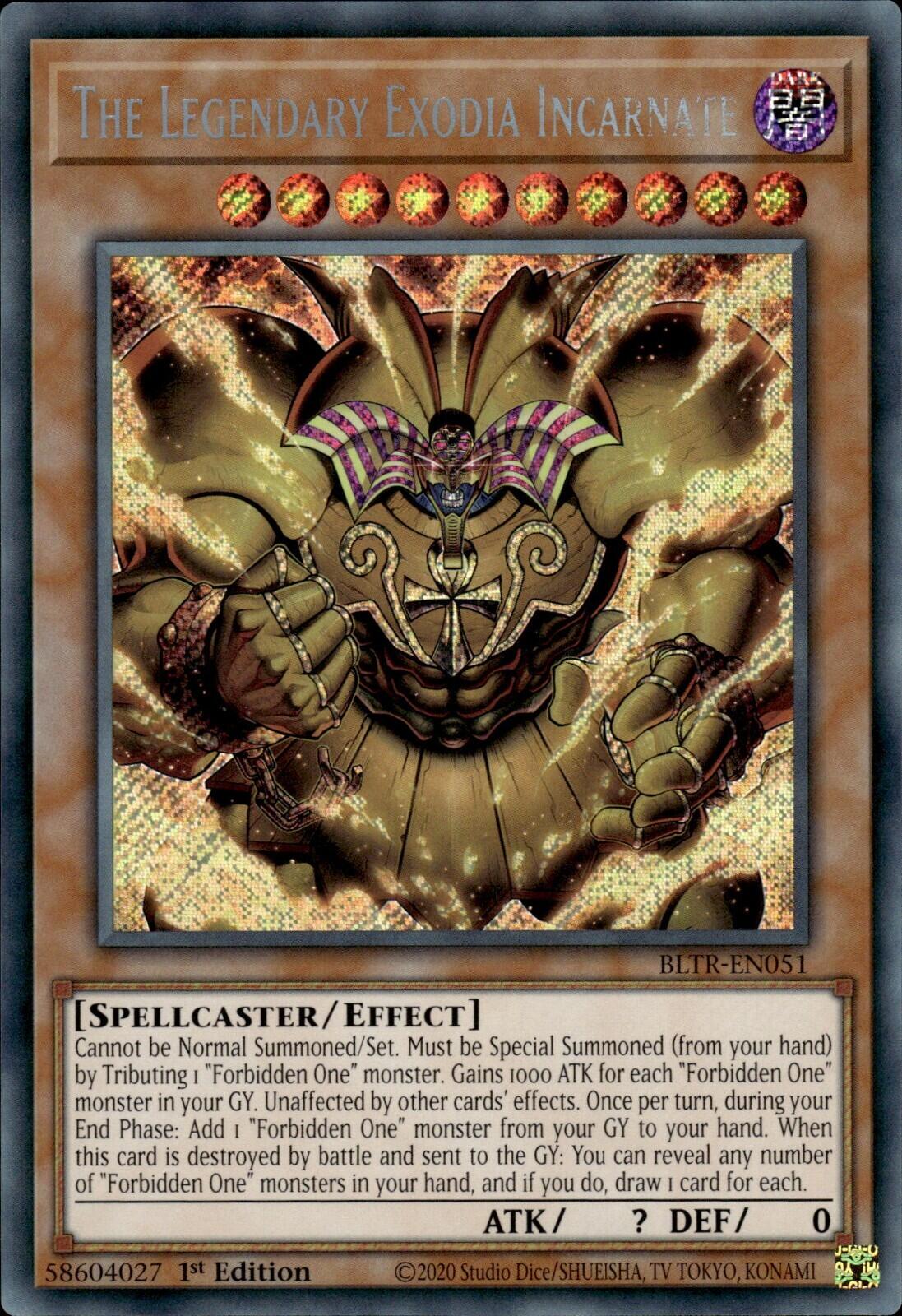 The Legendary Exodia Incarnate [BLTR-EN051] Secret Rare | Clutch Gaming