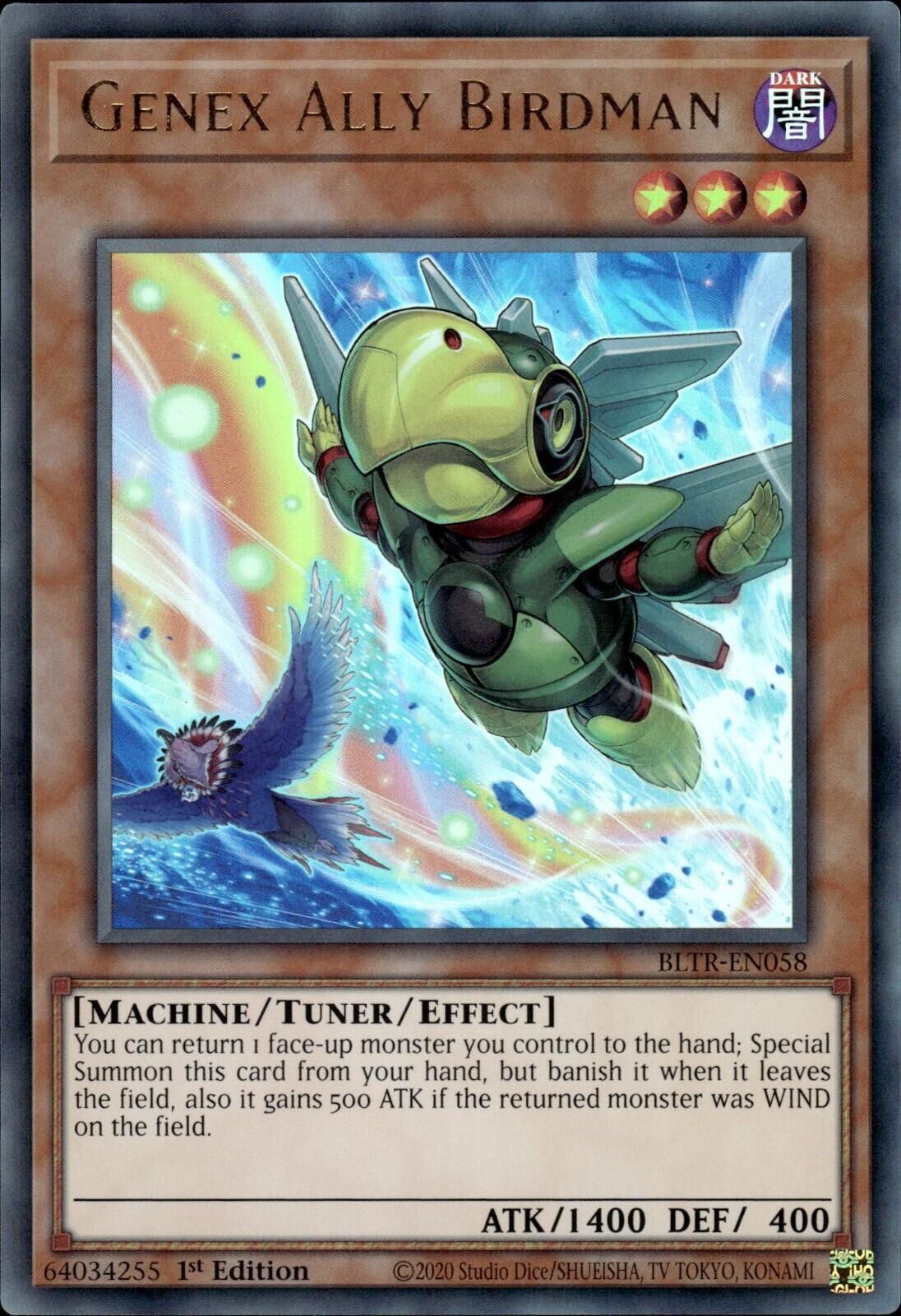 Genex Ally Birdman (Alternate Art) [BLTR-EN058] Ultra Rare | Clutch Gaming