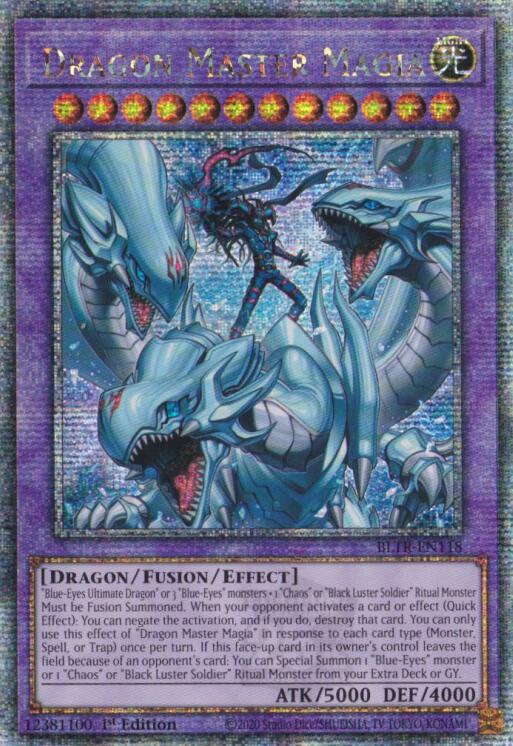 Dragon Master Magia (Quarter Century Secret Rare) [BLTR-EN118] Quarter Century Secret Rare | Clutch Gaming