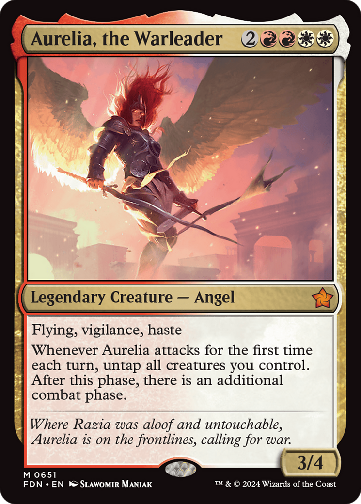 Aurelia, the Warleader [Foundations] | Clutch Gaming