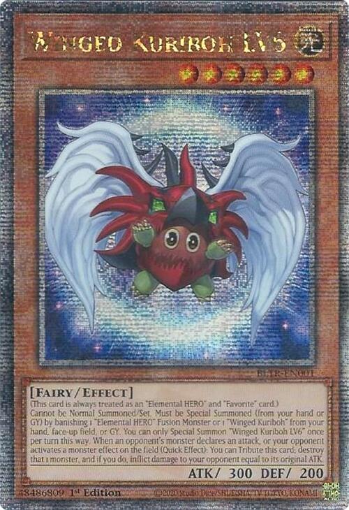 Winged Kuriboh LV6 (Quarter Century Secret Rare) [BLTR-EN001] Quarter Century Secret Rare | Clutch Gaming