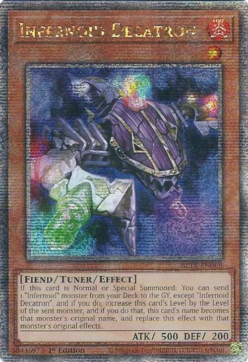 Infernoid Decatron (Quarter Century Secret Rare) [BLTR-EN069] Quarter Century Secret Rare | Clutch Gaming