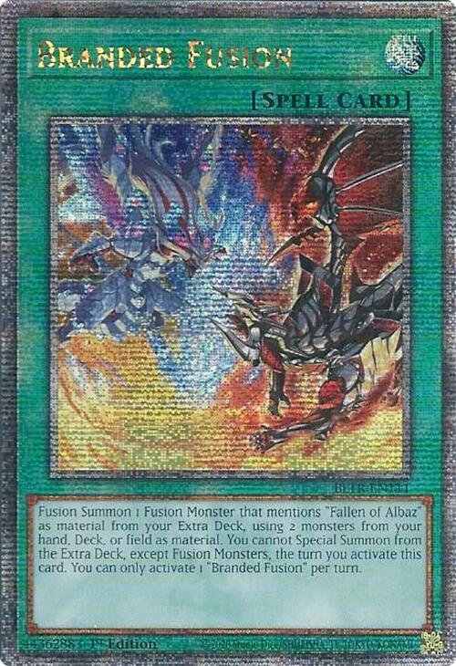 Branded Fusion (Quarter Century Secret Rare) [BLTR-EN111] Quarter Century Secret Rare | Clutch Gaming