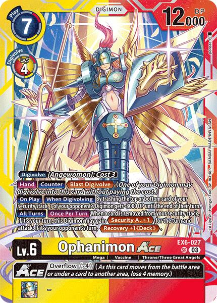 Ophanimon ACE [EX6-027] [Infernal Ascension] | Clutch Gaming