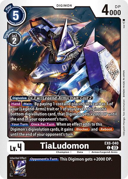 TiaLudomon [EX6-040] [Infernal Ascension] | Clutch Gaming