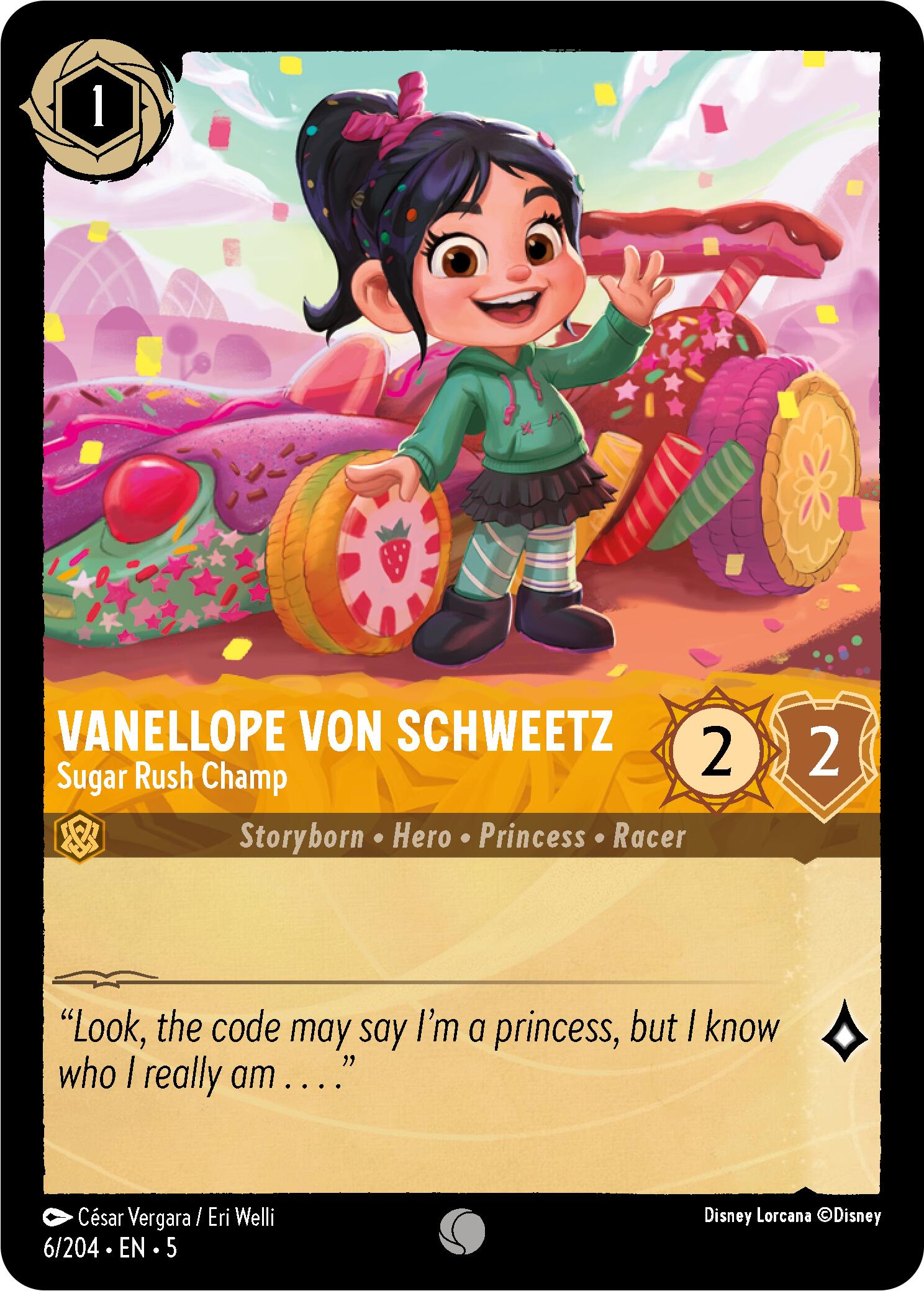 Vanellope von Schweetz - Sugar Rush Champ (6/204) [Shimmering Skies] | Clutch Gaming