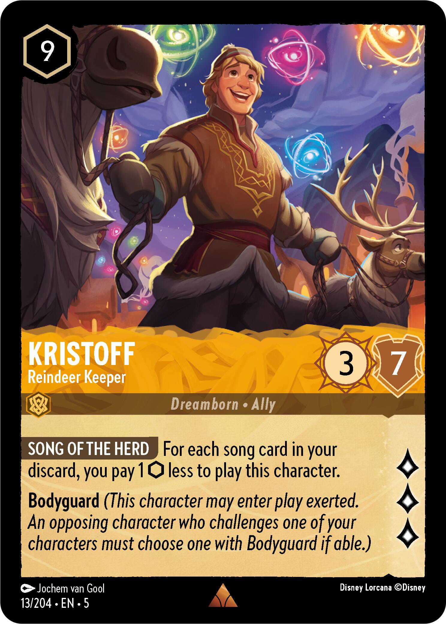 Kristoff - Reindeer Keeper (13/204) [Shimmering Skies] | Clutch Gaming