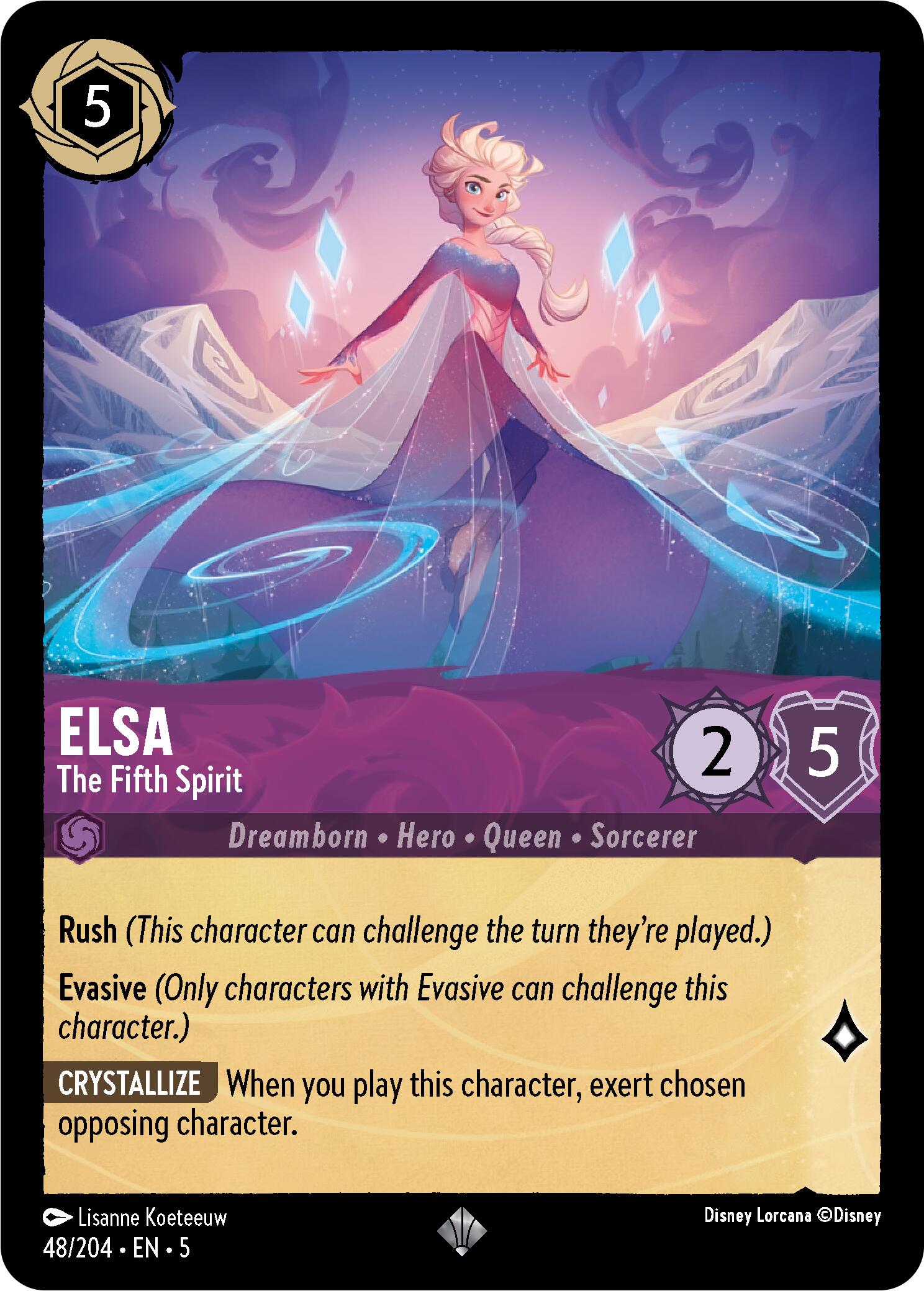 Elsa - The Fifth Spirit (48/204) [Shimmering Skies] | Clutch Gaming