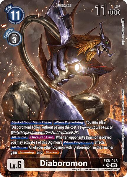 Diaboromon [EX6-043] (Alternate Art) [Infernal Ascension] | Clutch Gaming