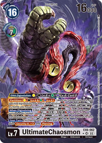 UltimateChaosmon [EX6-062] (Alternate Art) [Infernal Ascension] | Clutch Gaming