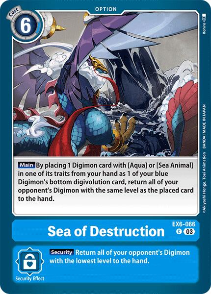 Sea of Destruction [EX6-066] [Infernal Ascension] | Clutch Gaming