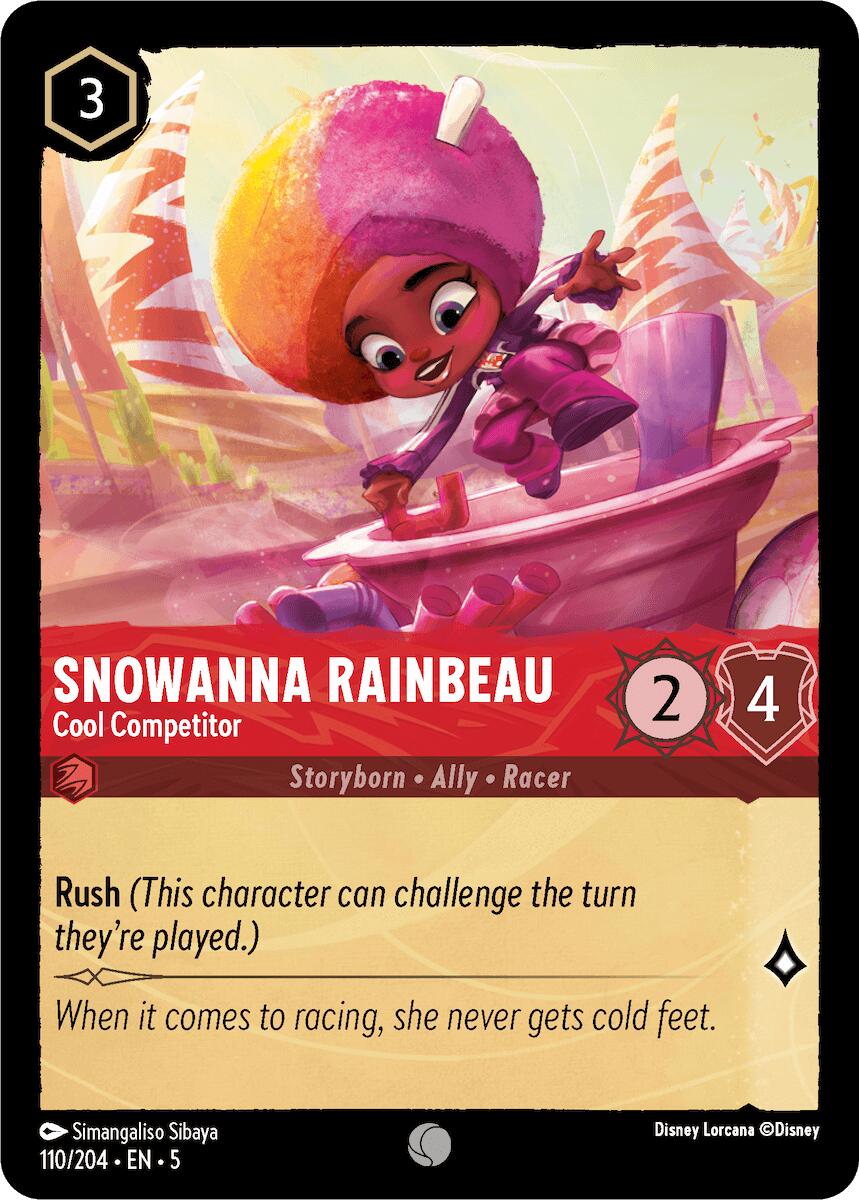Snowanna Rainbeau - Cool Competitor (110/204) [Shimmering Skies] | Clutch Gaming