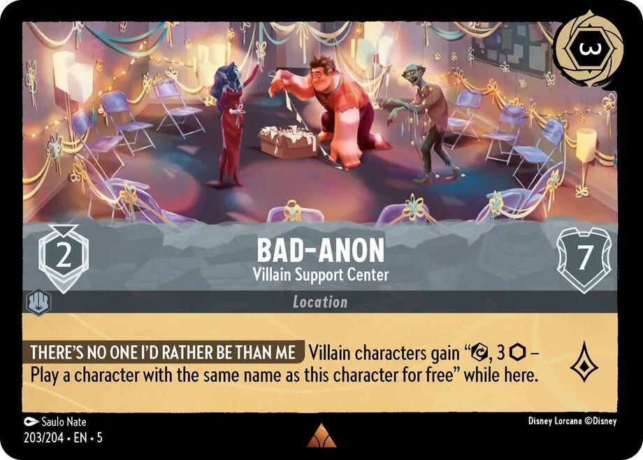Bad-Anon - Villain Support Center (203/204) [Shimmering Skies] | Clutch Gaming