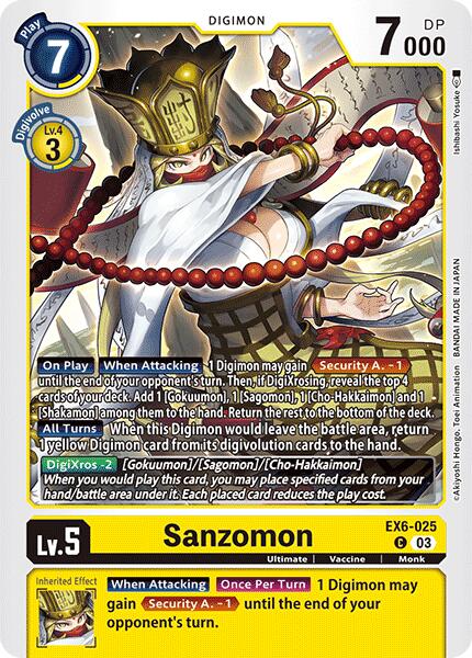 Sanzomon [EX6-025] [Infernal Ascension] | Clutch Gaming