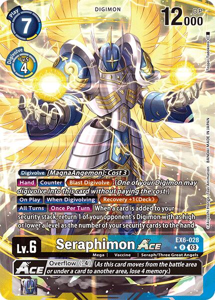 Seraphimon ACE [EX6-028] (Alternate Art) [Infernal Ascension] | Clutch Gaming