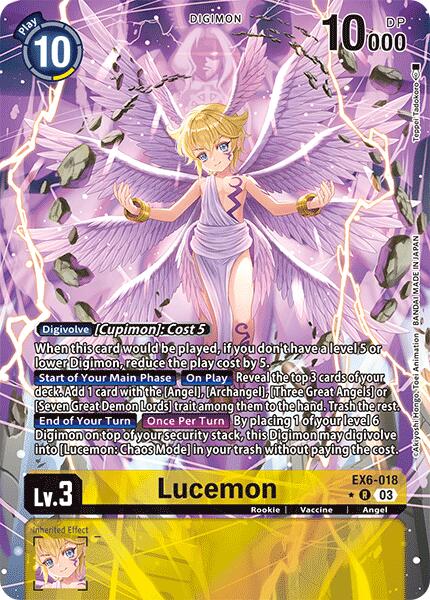 Lucemon [EX6-018] (Alternate Art) [Infernal Ascension] | Clutch Gaming