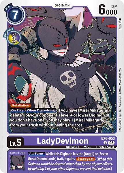 LadyDevimon [EX6-053] [Infernal Ascension] | Clutch Gaming