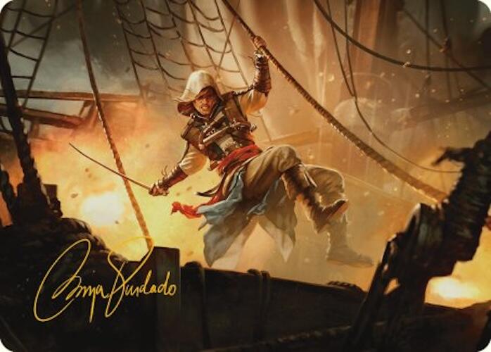 Edward Kenway Art Card (Gold-Stamped Signature) [Assassin's Creed Art Series] | Clutch Gaming