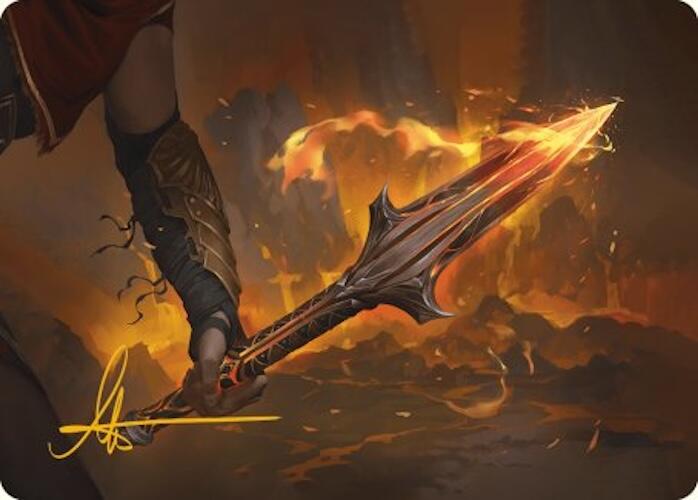 The Spear of Leonidas Art Card (Gold-Stamped Signature) [Assassin's Creed Art Series] | Clutch Gaming