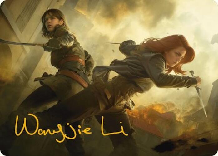 Mary Read and Anne Bonny Art Card (Gold-Stamped Signature) [Assassin's Creed Art Series] | Clutch Gaming