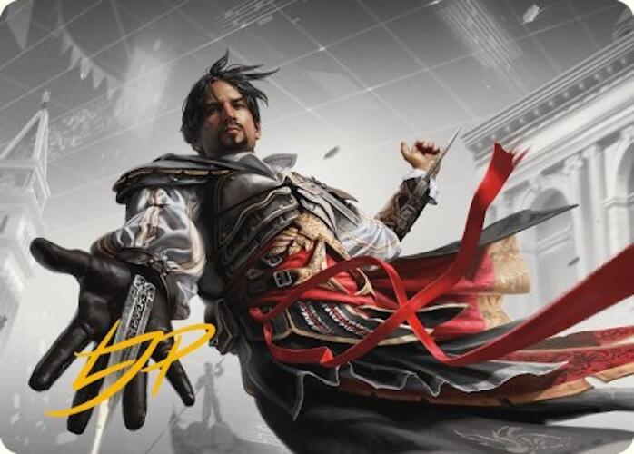 Ezio Auditore da Firenze Art Card (Gold-Stamped Signature) [Assassin's Creed Art Series] | Clutch Gaming