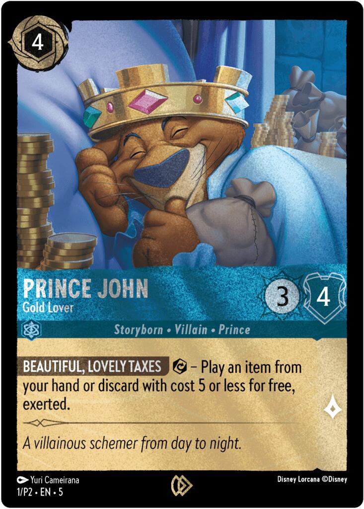 Prince John - Gold Lover (1) [Promo Cards] | Clutch Gaming