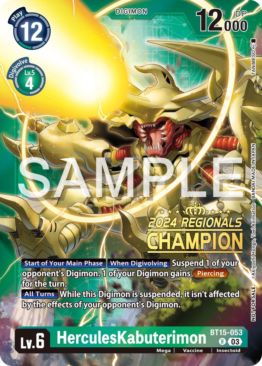 HerculesKabuterimon [BT15-053] (2024 Regionals Champion) [Exceed Apocalypse] | Clutch Gaming
