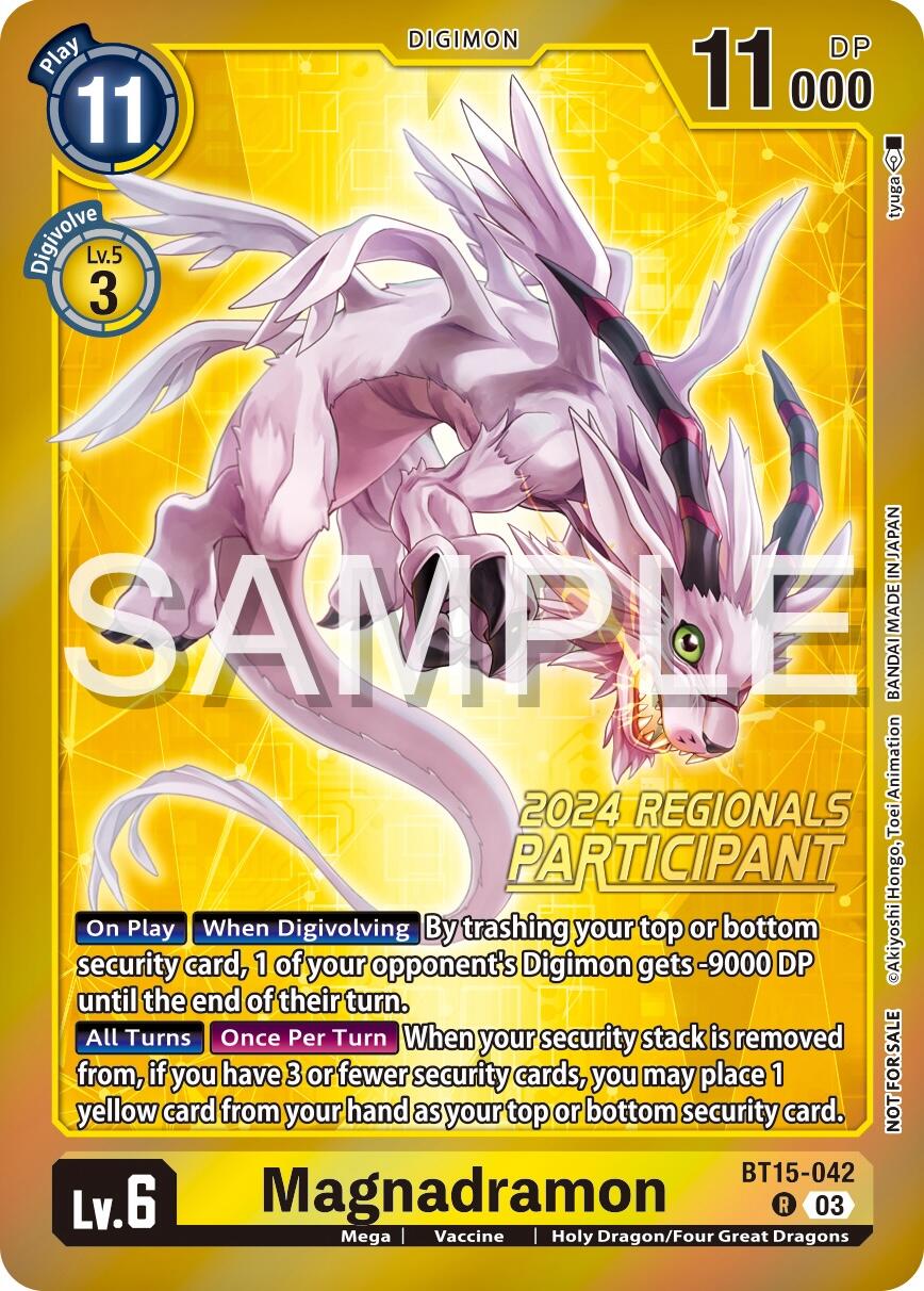 Magnadramon [BT15-042] (2024 Regionals Participant) [Exceed Apocalypse] | Clutch Gaming