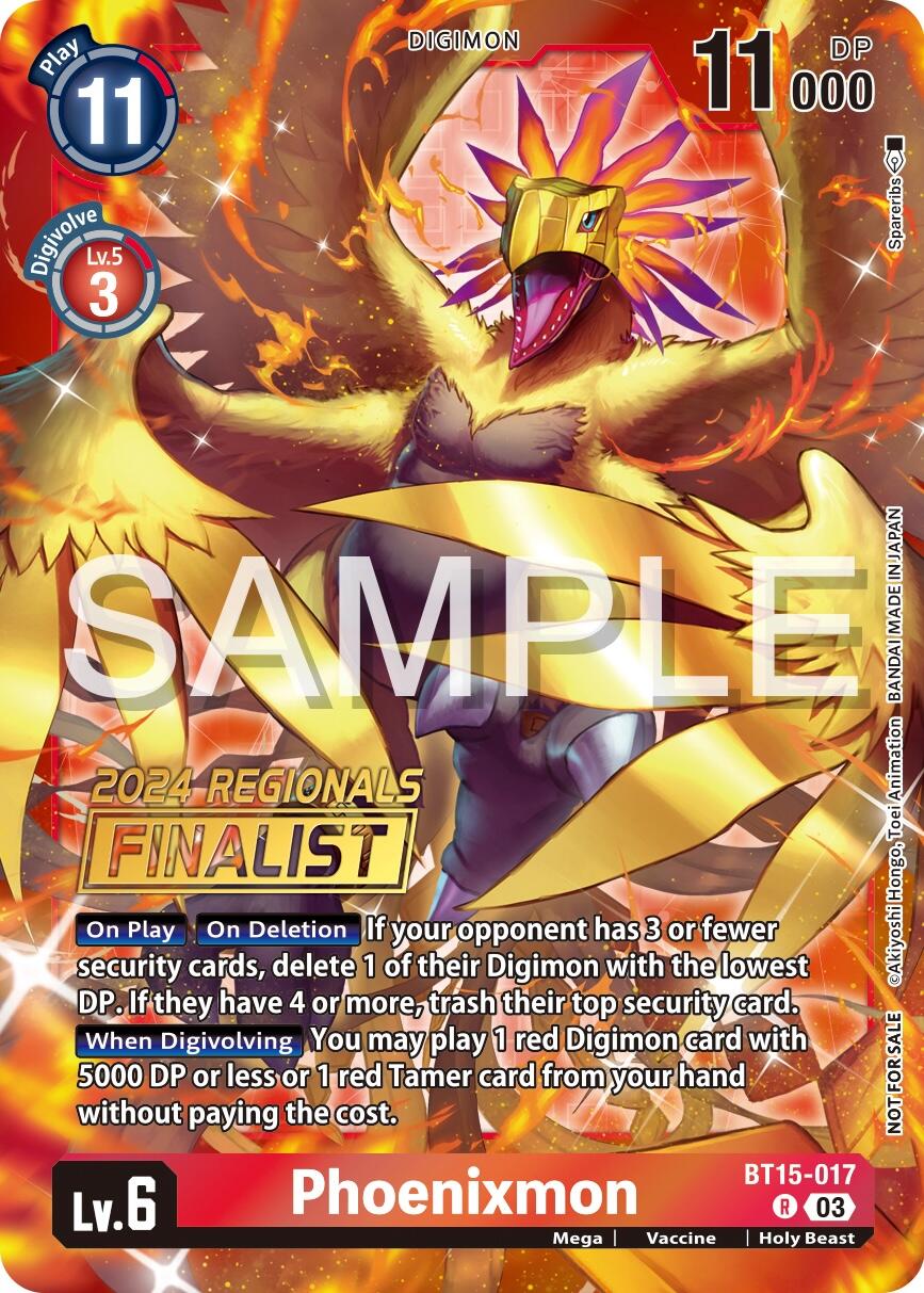 Phoenixmon [BT15-017] (2024 Regionals Finalist) [Exceed Apocalypse] | Clutch Gaming