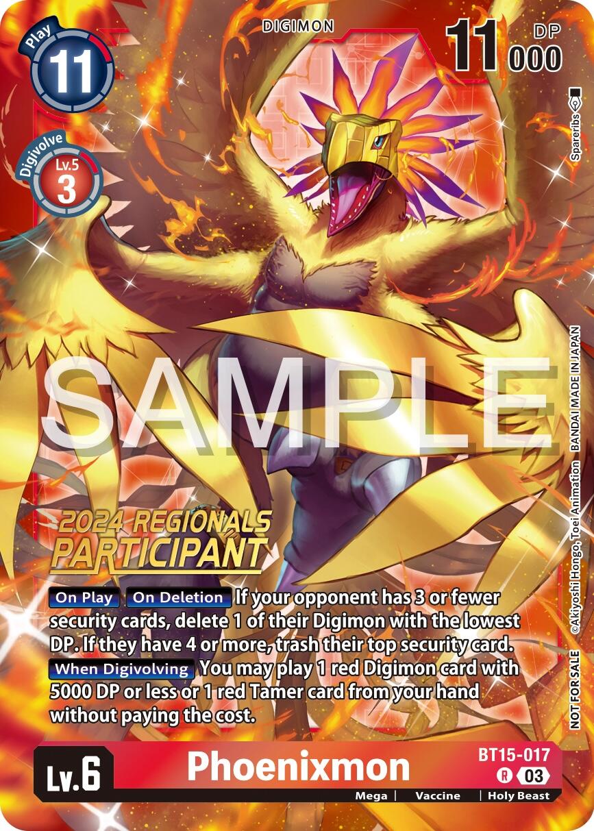 Phoenixmon [BT15-017] (2024 Regionals Participant) [Exceed Apocalypse] | Clutch Gaming