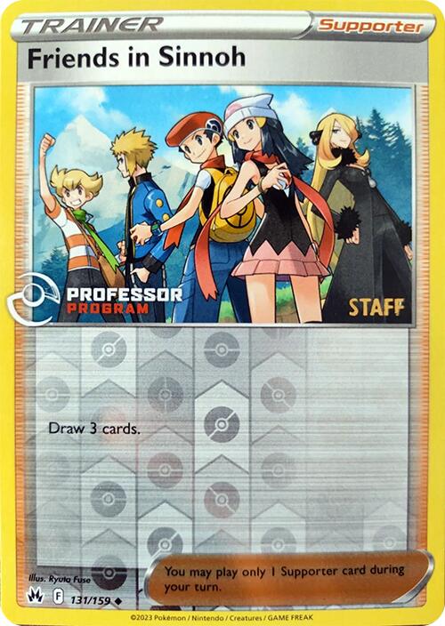 Friends in Sinnoh (131/159) (2023 Staff) [Professor Program Promos] | Clutch Gaming