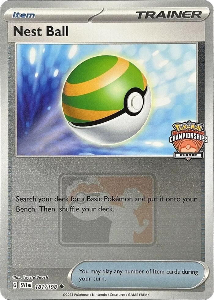 Nest Ball (181/198) (2024 Europe Championships) [League & Championship Cards] | Clutch Gaming