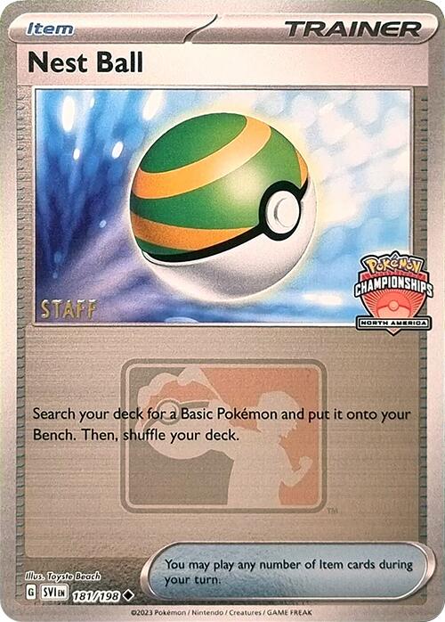 Nest Ball (181/198) (2024 North America Championships Staff) [League & Championship Cards] | Clutch Gaming