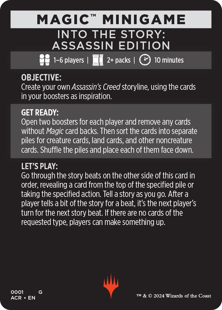 Into The Story: Assassin Edition (Magic Minigame) [Assassin's Creed Minigame] | Clutch Gaming
