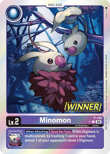 Minomon [P-149] (Store Tournament 2024 Jul. – Sep. Winner Pack) [Promotional Cards] | Clutch Gaming