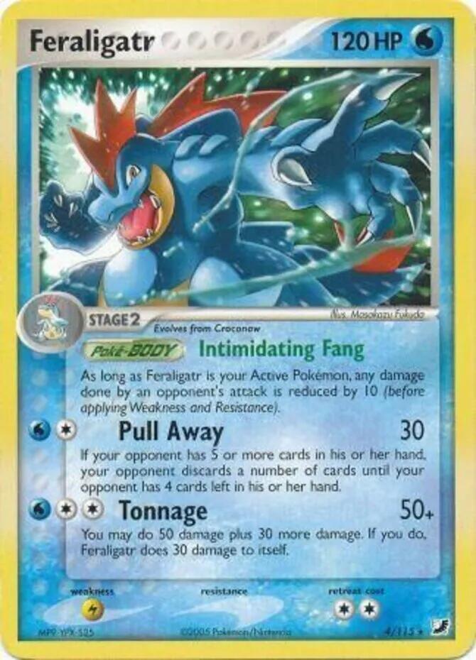 Feraligatr (4/115) (Theme Deck Exclusives) [EX: Unseen Forces] | Clutch Gaming