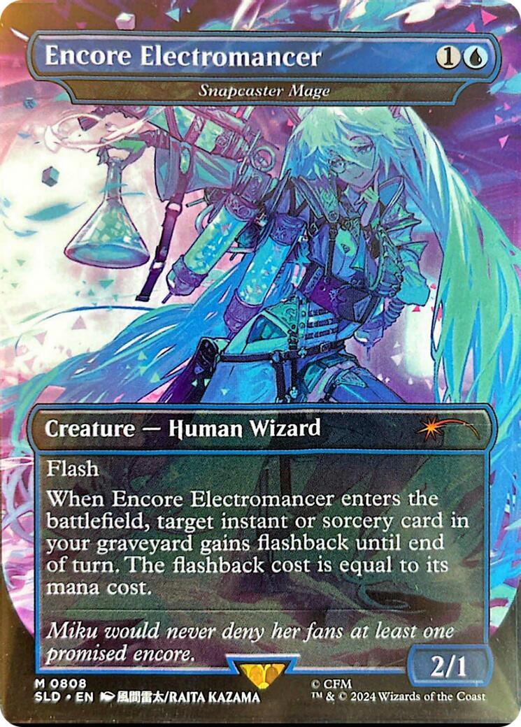 Encore Electromancer - Snapcaster Mage (Rainbow Foil) [Secret Lair Drop Series] | Clutch Gaming