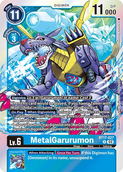 MetalGarurumon [BT17-027] [Secret Crisis] | Clutch Gaming